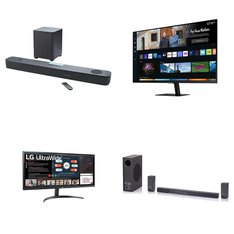 Pallet - 25 Pcs - Speakers, Monitors - Customer Returns - onn., Onn, LG, Samsung