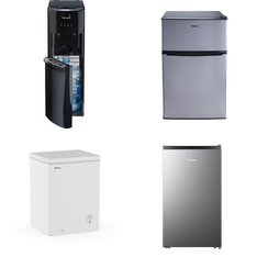 Pallet - 6 Pcs - Bar Refrigerators & Water Coolers, Freezers - Customer Returns - HISENSE, Primo Water, Galanz, Primo