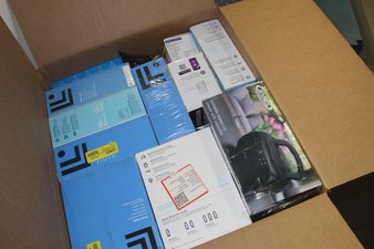 1 Parcel Box – 12 Pcs – Networking – OPEN BOX UNTESTED RETURNS – Walmart
