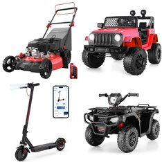 Pallet - 7 Pcs - Vehicles, Powered, Patio, Mowers - Customer Returns - UNBRANDED, Funcid, HOVERMAX, LACOO