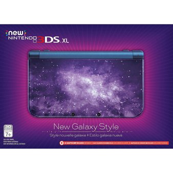 8 Pcs – Nintendo REDSUBAA 3DS XL New Galaxy Style – Blue Galaxy – Refurbished (GRADE B, No Power Adapter) – Handheld Video Game Consoles