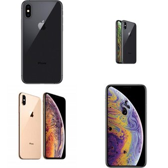 5 Pcs – Apple iPhone Xs – Refurbished (GRADE A – Unlocked) – Models: MT972LL/A, MT8U2LL/A, MT952LL/A, MT992LL/A
