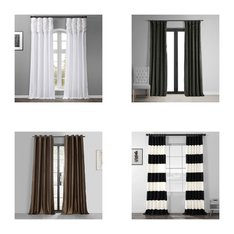 Pallet – 311 Pcs – Curtains & Window Coverings, Decor – Mixed Conditions – Eclipse, Fieldcrest, Sun Zero, Exclusive Fabrics & Furnishing