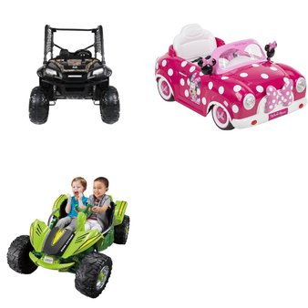 Pallet – 3 Pcs – Vehicles, Outdoor Sports – Customer Returns – Fisher-Price, Disney, Realtree