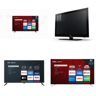17 Pcs – LED/LCD TVs – Refurbished (GRADE C) – Samsung, TCL, Onn, VIZIO