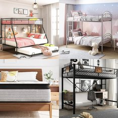 Pallet – 11 Pcs – Bedroom, Mattresses, TV Stands, Wall Mounts & Entertainment Centers, Patio – Overstock – Paproos, UHOMEPRO, Lusimo