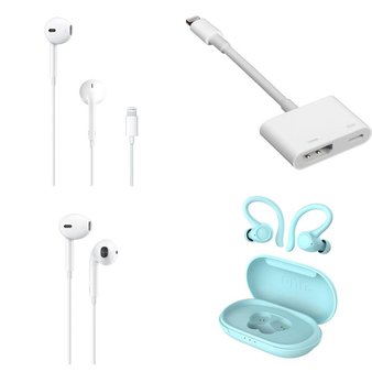 Pallet – 854 Pcs – In Ear Headphones, DVD Discs, Other, Cases – Customer Returns – Apple, Onn, onn., OtterBox