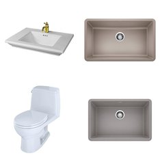 Pallet - 15 Pcs - Kitchen & Bath Fixtures, Hardware - Customer Returns - Kohler, Blanco, TOTO USA, ELKAY