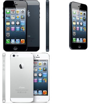 6 Pcs – Apple iPhone 5 – Refurbished (GRADE A – Unlocked) – Models: MD650LL/A, MD294LL/A, MD293LL/A