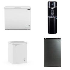 Pallet - 5 Pcs - Bar Refrigerators & Water Coolers, Refrigerators, Freezers - Customer Returns - Great Value, Arctic King, HISENSE, Frigidaire