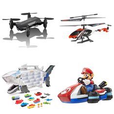 Pallet - 43 Pcs - Vehicles, Trains & RC, Dolls, Drones & Quadcopters Vehicles, Powered - Customer Returns - Kid Connection, Voyage Aeronautics, Sky Rover, New Bright