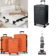 Pallet - 6 Pcs - Luggage, Bedroom, Mowers, Accessories - Customer Returns - Homfa, PowerSmart, EDOU, Hoover