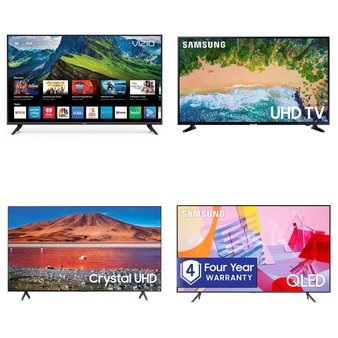 12 Pcs – LED/LCD TVs – Refurbished (GRADE A, GRADE B) – Samsung, VIZIO