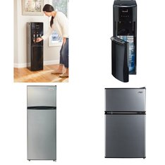 Pallet - 5 Pcs - Refrigerators, Bar Refrigerators & Water Coolers - Customer Returns - Galanz, Frigidaire, Primo, Primo Water