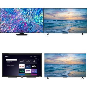 Flash Sale! 6 Pcs – LED/LCD TVs (48″ – 85″) – Refurbished (GRADE A) – Element Electronics, SHARP, Samsung, WESTINGHOUSE