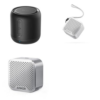 11 Pcs – Anker Headphones & Portable Speakers – Refurbished (GRADE A, GRADE B) – Models: SoundCore nano Bluetooth Speaker, AK-A3101111, AK-A31040A1