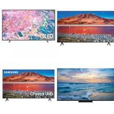 3 Pallets – 33 Pcs – LED/LCD TVs – Refurbished (GRADE A, GRADE B) – Onn, Samsung, TCL, onn.