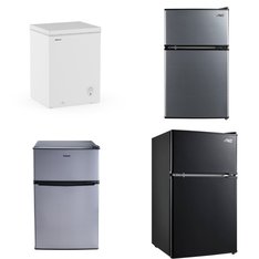 Pallet - 7 Pcs - Refrigerators, Freezers, Bar Refrigerators & Water Coolers - Customer Returns - Arctic King, Galanz, HISENSE