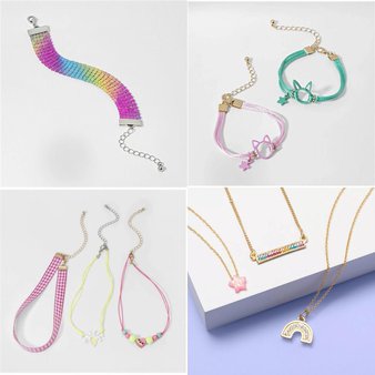 70 Pcs – Bracelets, Necklaces, Earrings, Sets – New – Cat & Jack, A New Day