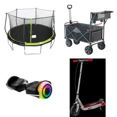 Pallet - 11 Pcs - Powered, Camping & Hiking, Trampolines, Outdoor Play - Customer Returns - Razor Power Core, Razor, Jetson, Macsports