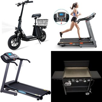 Pallet – 7 Pcs – Exercise & Fitness, Powered, Grills & Outdoor Cooking, Mowers – Customer Returns – MaxKare, AOVOPRO, Grillers Choice, EVERCROSS