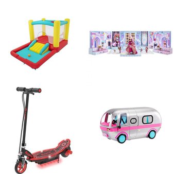 Pallet – 22 Pcs – Vehicles, Trains & RC, Water Guns & Foam Blasters, Outdoor Play, Dolls – Customer Returns – New Bright, Adventure Force, Play Day, Nerf