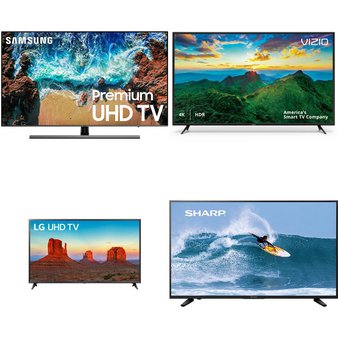 6 Pcs – LED/LCD TVs (46″ – 55″) – Refurbished (GRADE A, GRADE B, No Stand) – Samsung, TCL, LG, HISENSE