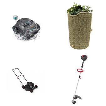 Pallet – 7 Pcs – Trimmers & Edgers, Mowers, Vacuums, Other – Customer Returns – Hyper Tough, AIPER, Good Ideas