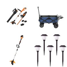 Pallet - 25 Pcs - Patio & Outdoor Lighting / Decor, Trimmers & Edgers, Other - Customer Returns - Mm, Worx, Macwagon