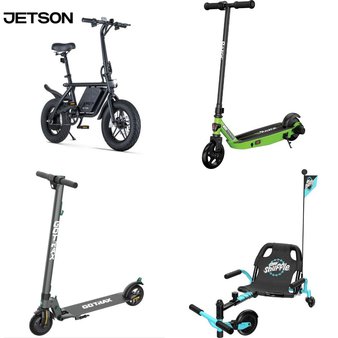 Pallet – 5 Pcs – Powered, Cycling & Bicycles – Customer Returns – Jetson, GOTRAX, Razor, Razor Power Core