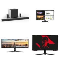Pallet - 27 Pcs - Monitors, Speakers, Microsoft - Damaged / Missing Parts / Tested NOT WORKING - Samsung, LG, Sonos, ThrustMaster