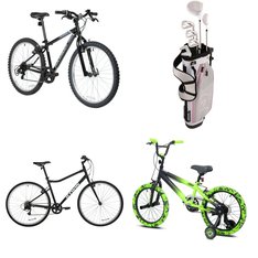 CLEARANCE! Pallet - 12 Pcs - Cycling & Bicycles, Golf, Game Room - Overstock - LPGA, BCA, Decathlon