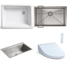 Pallet - 17 Pcs - Kitchen & Bath Fixtures, Hardware, Books - Customer Returns - Kohler, ProFlo, Toto, TOTO USA