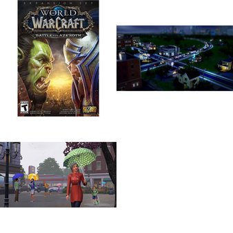 15 Pcs – Computer Games – New – Electronic Arts, Blizzard