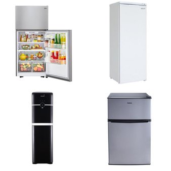 CLEARANCE! 2 Pallets – 13 Pcs – Bar Refrigerators & Water Coolers, Refrigerators – Customer Returns – Primo, Primo Water, Galanz, RCA