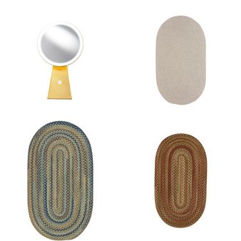 6 Pallets – 587 Pcs – Curtains & Window Coverings, Rugs & Mats, Decor, Bedding Sets – Like New or New Customer Returns – JC Penney