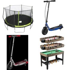 Pallet - 12 Pcs - Powered, Trampolines, Game Room, Not Powered - Customer Returns - Razor, Razor Power Core, Bounce Pro, MD Sports