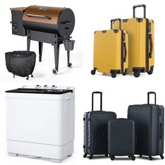 CLEARANCE! Pallet - 16 Pcs - Luggage, Laundry, Food Processors, Blenders, Mixers & Ice Cream Makers, Grills & Outdoor Cooking - Customer Returns - Travelhouse, Ginza Travel, Sunbee, UBesGoo