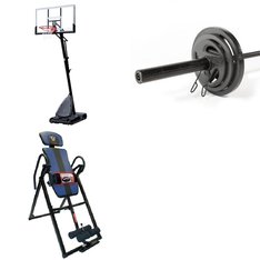 Pallet - 4 Pcs - Exercise & Fitness, Outdoor Sports - Customer Returns - CAP Barbell, Body Vision, Spalding