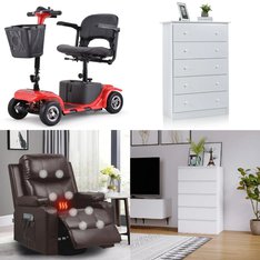 Pallet - 8 Pcs - Living Room, Storage & Organization, Unsorted, Canes, Walkers, Wheelchairs & Mobility - Customer Returns - Comhoma, Costway, Homfa, Milliard