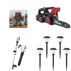 Pallet - 8 Pcs - Patio & Outdoor Lighting / Decor, Grills & Outdoor Cooking, Trimmers & Edgers, Hedge Clippers & Chainsaws - Customer Returns - Mm, Hart, Hyper Tough