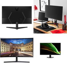 Pallet – 17 Pcs – Monitors – Customer Returns – Onn, Samsung, ACER, LG