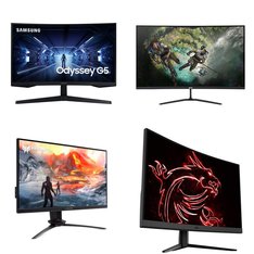 Pallet - 16 Pcs - Monitors - Damaged / Missing Parts / Tested NOT WORKING - HP, ACER, MSI, Samsung
