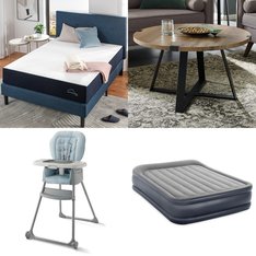 1 Pallets - 16 Pcs - New Kitchen & Dining, Mattresses, Living Room - New and New Damaged Box - Walmart