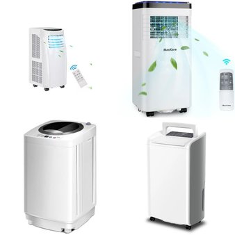 Pallet – 9 Pcs – Air Conditioners, Vacuums, Luggage, Humidifiers / De-Humidifiers – Customer Returns – Costway, INSE, Travelhouse, MARNUR