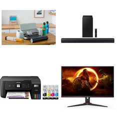 Pallet - 17 Pcs - All-In-One, Monitors - Open Box Customer Returns - Onn, EPSON, HP, Brother