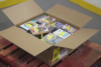 1 Parcel Box – 58 Pcs – DVD Discs, Music CDs/Vinyl/Tapes – NEW/SEALED Products – Walmart