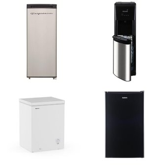 CLEARANCE! Pallet – 6 Pcs – Freezers, Bar Refrigerators & Water Coolers, Refrigerators – Customer Returns – Primo, Galanz, Frigidaire, HISENSE