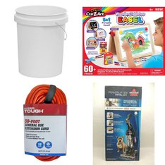 Pallet - 77 Pcs - Cleaning Supplies, Vacuums, Hardware, Arts & Crafts - Overstock - United Solutions, Bissell, Hyper Tough