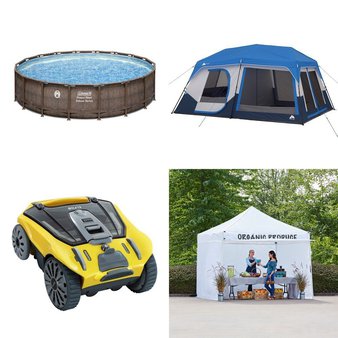 Pallet – 18 Pcs – Camping & Hiking, Pools & Water Fun – Customer Returns – Ozark Trail, POOLELF, Coleman